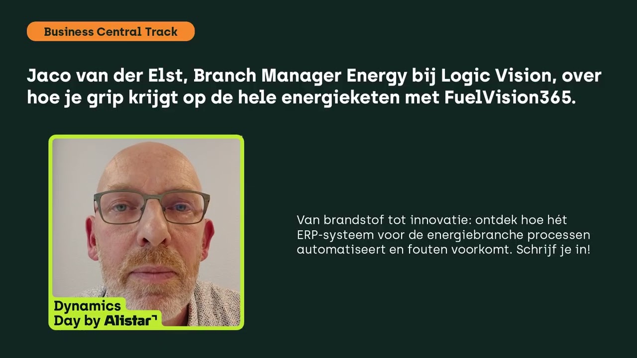 Energiek met FuelVision365 | Jaco van der Elst
