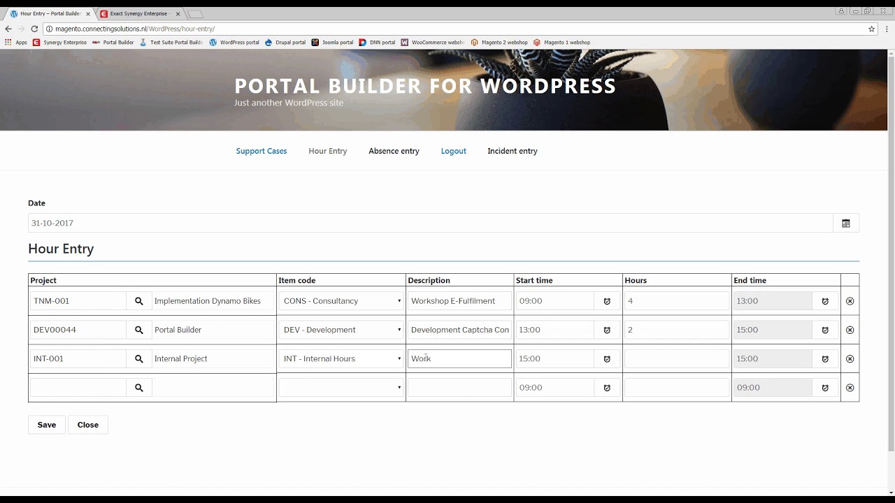 Advisie | Digitale urenregistratie via web of app | on-top-of Exact