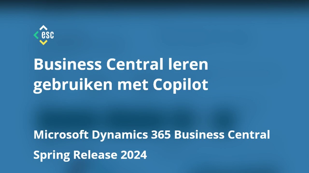 Hoe kan ik Business Central leren gebruiken met Copilot?