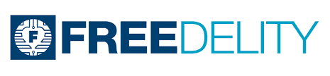 Logo van Freedelity, een klantenkaart CRM dat connecteert met Drinkmaster 365