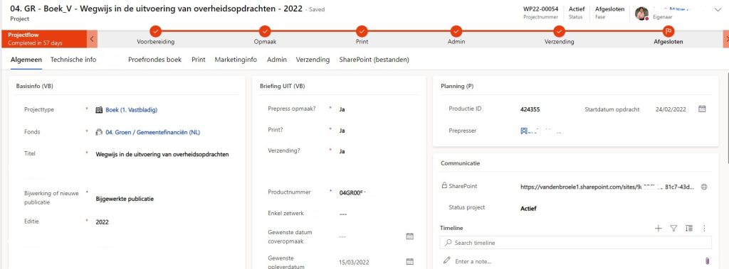 projectmanagement Power app