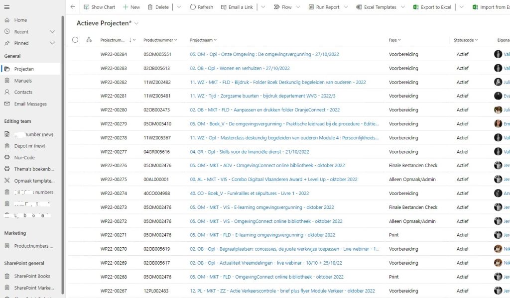 projectmanagement Power app
