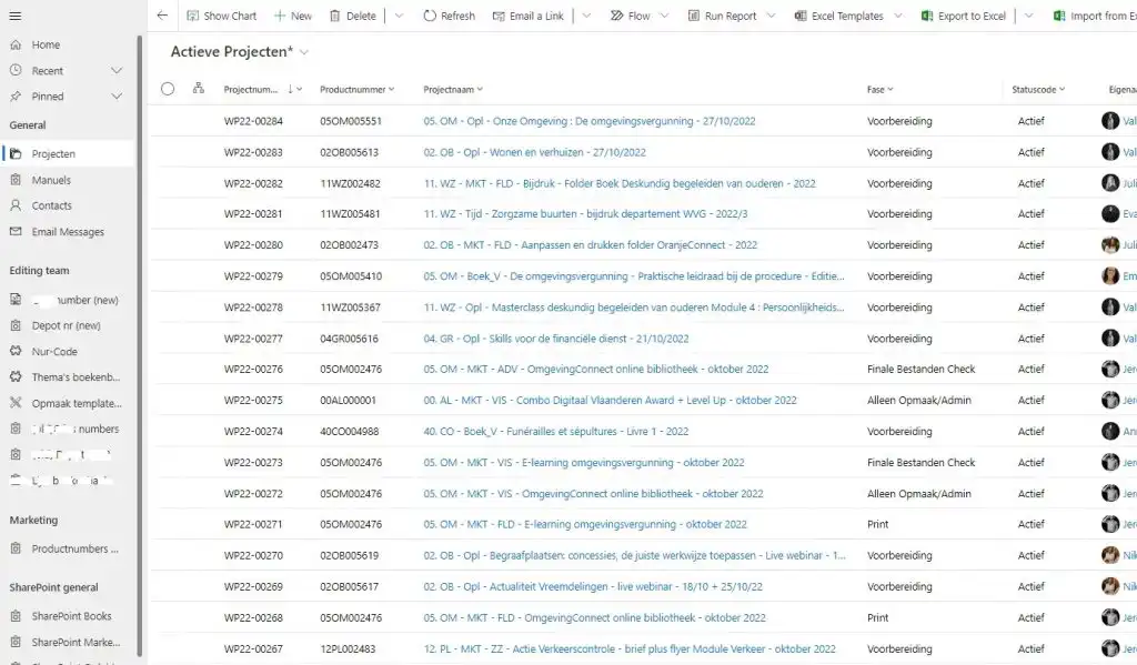 projectmanagement Power app