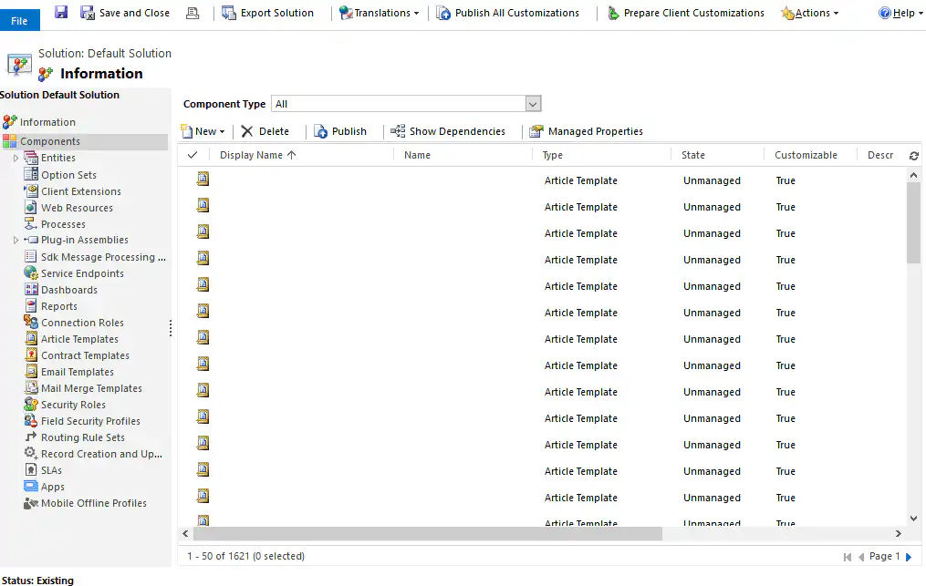 Microsoft Dynamics 365: Editable Gird inschakelen voor een subweergave - stap 1a