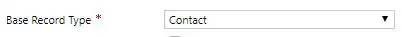 Net IT CRM Blog: Duplicatendetectie van Dynamics 365 - Nieuwe regel inschakelen - stap 5 screenshot Select Base Record Type