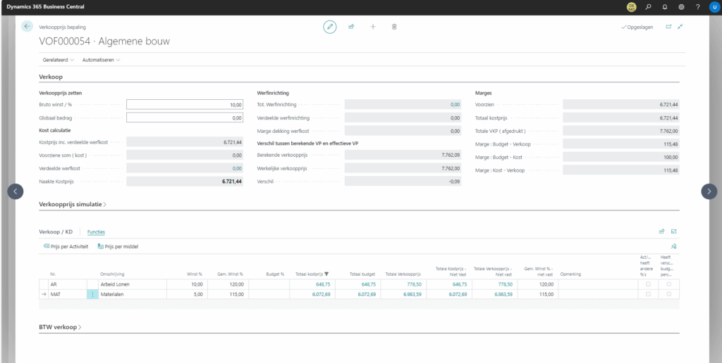 Gbuild | Van projectaanvraag tot voorcalculatie