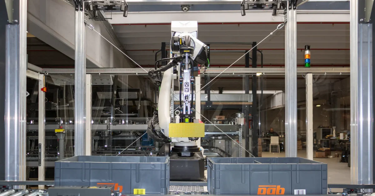 Robot with Yellow PGB box