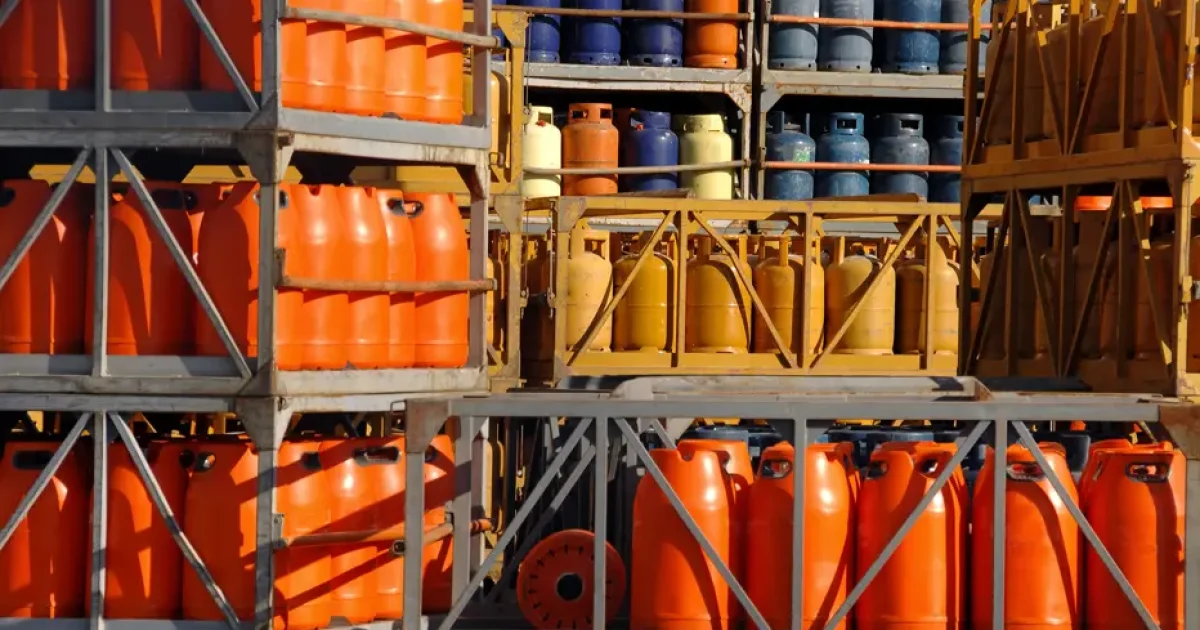 gas cylinders image used on Alistar website on ERP software for gas trade companies