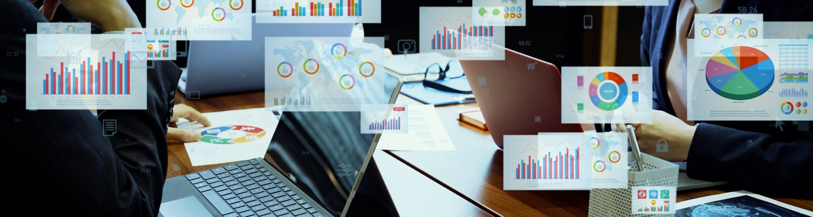 Business,Documents,Concept.,Data,Analysis.,Paperless,Work.