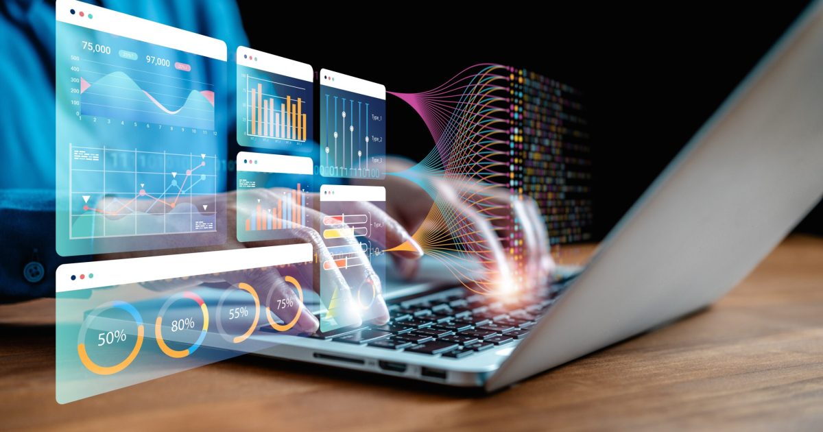 Scientist,Working,With,Business,Data,,Finance,,Marketing,Report,,Big,Data